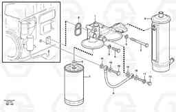 6147 Oil filter with fitting parts EC360B, Volvo Construction Equipment