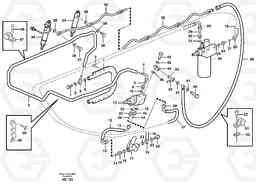 35191 Fuel pipes, radiator - injection pump EC360B, Volvo Construction Equipment