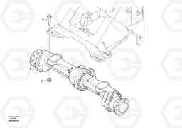 10488 Assembly - front axle L35B TYPE 186, 187, 188, 189 SER NO - 2999, Volvo Construction Equipment