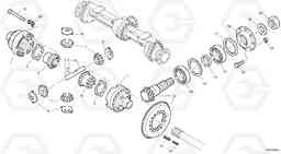 39011 Differential - front axle L35 TYPE 186, 188, 189 SER NO - 2200, Volvo Construction Equipment