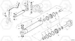9799 Steering cylinder L32B TYPE 184, Volvo Construction Equipment