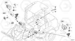 23581 Cable tree, front L30 TYPE 180, 181 SER NO - 2200, Volvo Construction Equipment