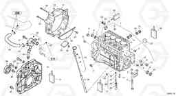 15112 Engine casing, Ventilation L40 TYPE 191, 192 SER NO - 1000, Volvo Construction Equipment