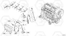 5761 Injection pipes, Injection valve L40 TYPE 191, 192 SER NO - 1000, Volvo Construction Equipment