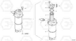 9907 Suction recoil filter L45 TYPE 194, 195 SER NO - 1000, Volvo Construction Equipment