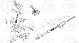 78101 Foot brake valve L45B TYPE 194, 195 SER NO - 1499, Volvo Construction Equipment
