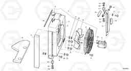 27584 Cooler with attaching parts L40B TYPE 191, 192 SER NO - 1499, Volvo Construction Equipment