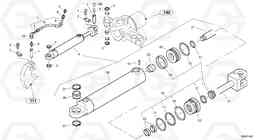 2315 Steering cylinder L40B S/N 1911500 - S/N 1921500 -, Volvo Construction Equipment