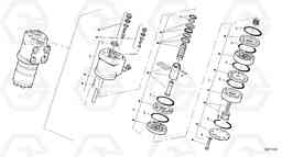 38744 Steering valve L40B TYPE 191, 192 SER NO - 1499, Volvo Construction Equipment