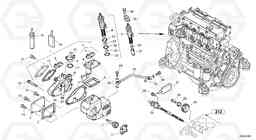 90168 Speed adjustment - Fuel injection pump L40B TYPE 191, 192 SER NO - 1499, Volvo Construction Equipment