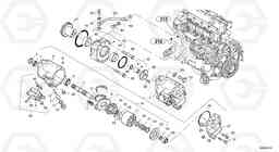 5464 Pump - working hydraulic L40B TYPE 191, 192 SER NO - 1499, Volvo Construction Equipment