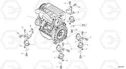 8595 Engine assy L32B TYPE 184, Volvo Construction Equipment