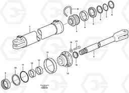 99728 Hydraulic cylinder A30D S/N -11999, - 60093 USA S/N-72999 BRAZIL, Volvo Construction Equipment