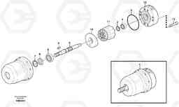 24154 Hydraulic motor L120D, Volvo Construction Equipment