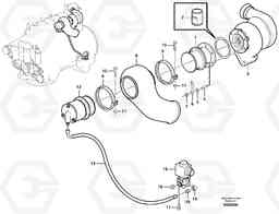 15792 Exhaust brake A30D S/N -11999, - 60093 USA S/N-72999 BRAZIL, Volvo Construction Equipment
