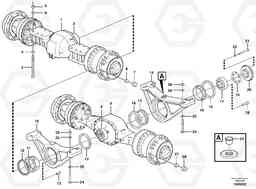 44247 Planet axles with fitting parts L110E S/N 1002 - 2165 SWE, 60001- USA,70201-70257BRA, Volvo Construction Equipment