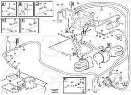 93397 Steering system, pipes and hoses A25D S/N -12999, - 61118 USA, Volvo Construction Equipment
