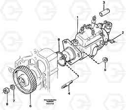 88527 Injection pump with drive EW150C ?KERMAN ?KERMAN EW150C SER NO - 688, Volvo Construction Equipment