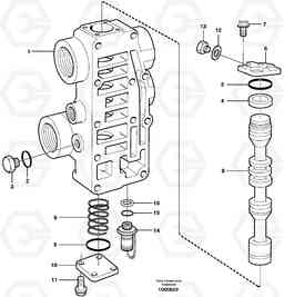 92694 Retarder valve A40 SER NO 1201-, SER NO USA 60101-, Volvo Construction Equipment