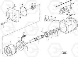 96560 Hydraulic pump A25D S/N -12999, - 61118 USA, Volvo Construction Equipment
