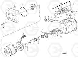 77848 Hydraulic pump L110E S/N 1002 - 2165 SWE, 60001- USA,70201-70257BRA, Volvo Construction Equipment