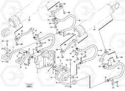 53417 Hydraulic system, lift function L120E S/N 16001 - 19668 SWE, 64001- USA, 70701-BRA, Volvo Construction Equipment