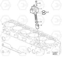 64086 Fuel injection pump with fitting parts EC180B, Volvo Construction Equipment