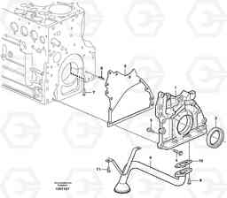 36254 Lubricating oil system L60F, Volvo Construction Equipment
