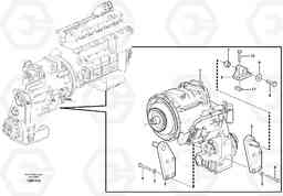 16056 Gear box housing with fitting parts L110E S/N 2202- SWE, 61001- USA, 70401-BRA, Volvo Construction Equipment