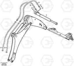 41749 Hydraulic system extendible dipper arm BL70, Volvo Construction Equipment