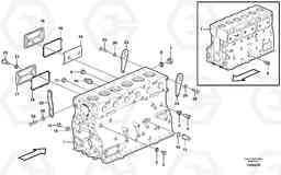14807 Cylinder block G700B MODELS S/N 35000 -, Volvo Construction Equipment