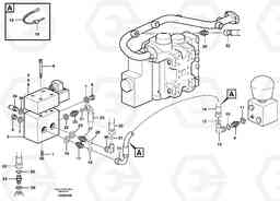 8771 Differential lock, hydraulic line L220E SER NO 2001 - 3999, Volvo Construction Equipment
