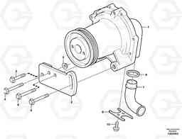 62215 Extra water pump with fitting parts L330E, Volvo Construction Equipment