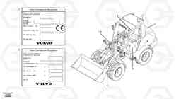 9460 Product identification plate L25B TYPE 175, S/N 0500 - TYPE 176, S/N 0001 -, Volvo Construction Equipment