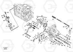 7381 Speed adjustment - Fuel injection pump L20B TYPE 170 SER NO - 0499, Volvo Construction Equipment