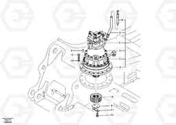 23764 Swing motor with mounting parts EC240B SER NO INT 12641- EU & NA 80001-, Volvo Construction Equipment