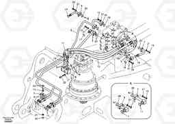 7122 Hydraulic system, control valve to boom and swing EC240B SER NO INT 12641- EU & NA 80001-, Volvo Construction Equipment
