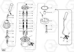 41924 Servo system, remote control valve EC460, Volvo Construction Equipment