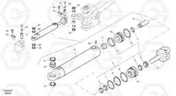 8626 Steering cylinder L25B TYPE 175, S/N 0500 - TYPE 176, S/N 0001 -, Volvo Construction Equipment