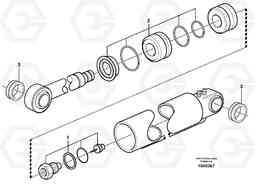 15529 Hydraulic cylinder T450D, Volvo Construction Equipment