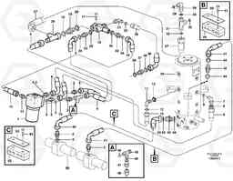 102141 Steering system EW160B, Volvo Construction Equipment