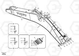 58142 Boom and grease piping EC290B, Volvo Construction Equipment