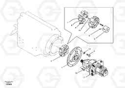 94857 Pump gearbox with assembling parts EW55 SER NO 5630-, Volvo Construction Equipment