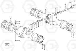 100109 Planet axles with fitting parts L70F, Volvo Construction Equipment