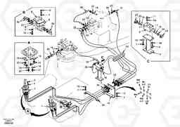 9654 Servo system, control valve to remote control valve EW170 SER NO 3031-, Volvo Construction Equipment