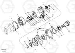 39520 Swing gearbox EW170 & EW180 SER NO 3031-, Volvo Construction Equipment