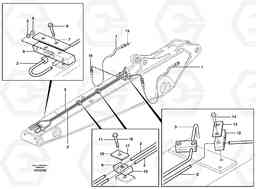 45790 Hydr. quick fit equipm. dipper arm EW160B, Volvo Construction Equipment
