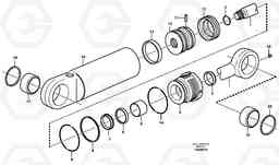 46238 Hydraulic cylinder BL60, Volvo Construction Equipment