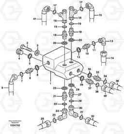 33617 Shift valve with fitting parts L90F, Volvo Construction Equipment