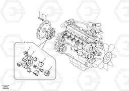 21192 Pump gearbox with assembling parts EC180B, Volvo Construction Equipment